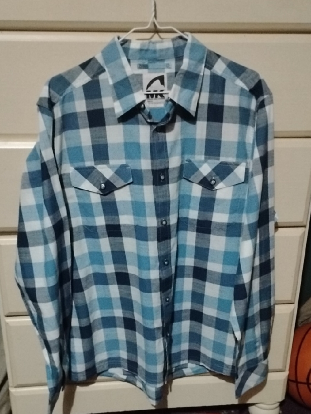 Mountain Khakis Blue Plaid Button-Down Shirt (New)